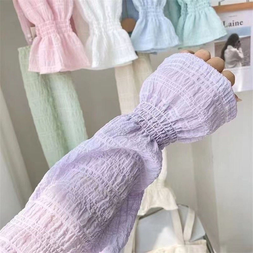 Fingerless Glove Knit - Yazlık Açık Hava Dantel Fileli Güneş