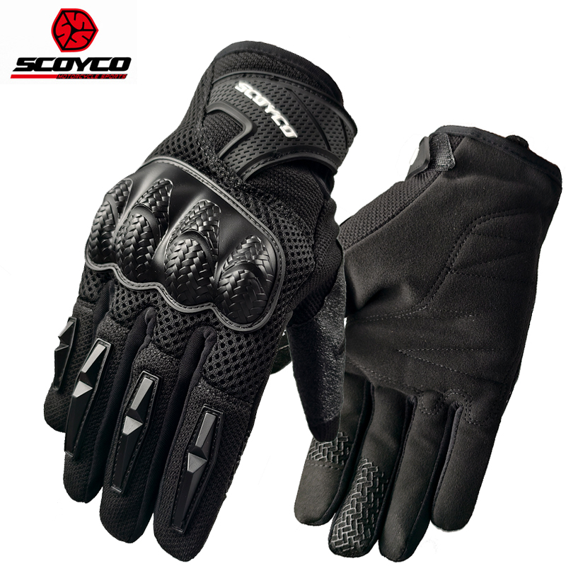 Cycling Glove Padded - Scoyco motosiklet bisiklet eldiveni dokunmatik ekran
