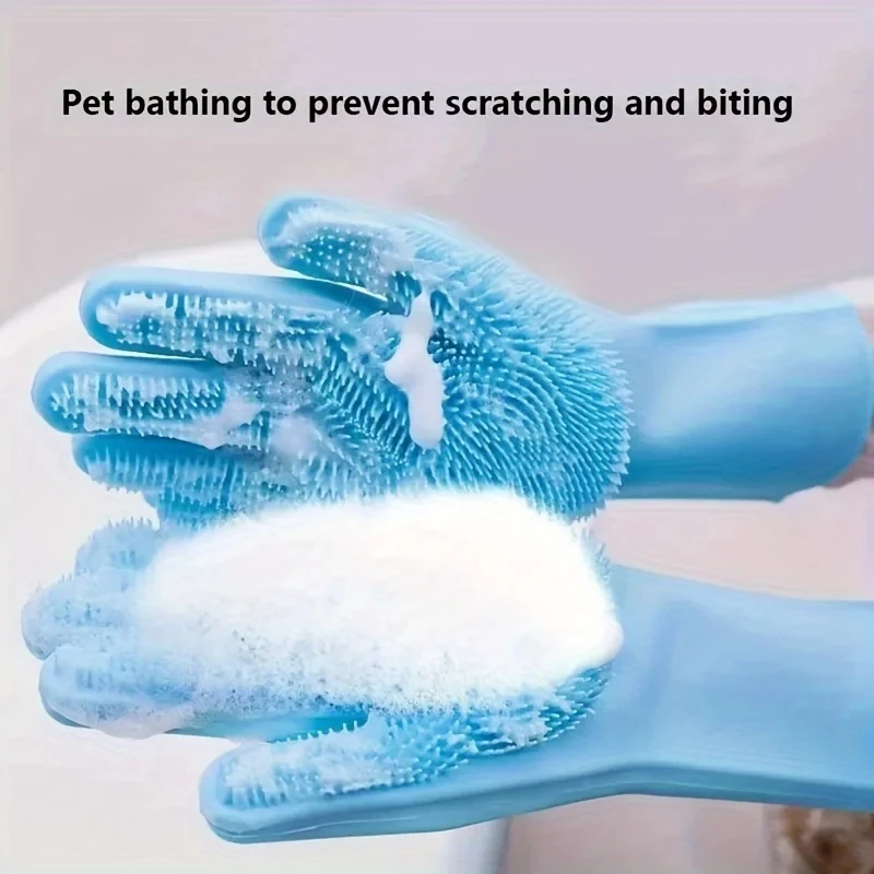 Rubber Glove Cleaning - Evcil Hayvan Bakım Temizlik Eldivenleri Köpek