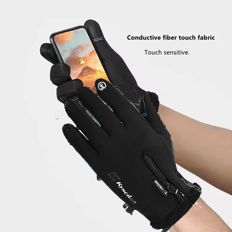 Ski Glove Waterproof - Kyncilor motosiklet eldivenleri kış sıcak koruyucu