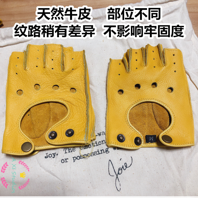 Motosiklet Retro Lokomotif Sür - Leather Driving Glove incelemesi ve fiyatı