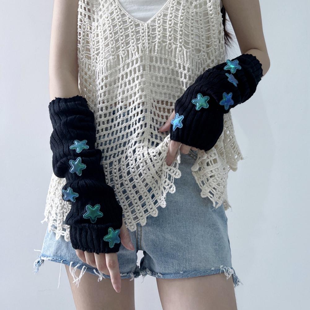 Kadın Sonbahar Kış Sıcak Yıldı - Fingerless Glove Knit incelemesi ve fiyatı
