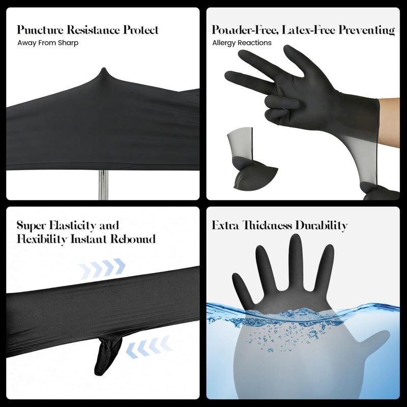 Çocuklar için Siyah Nitril Tek - Nitrile Mechanic Glove incelemesi ve fiyatı