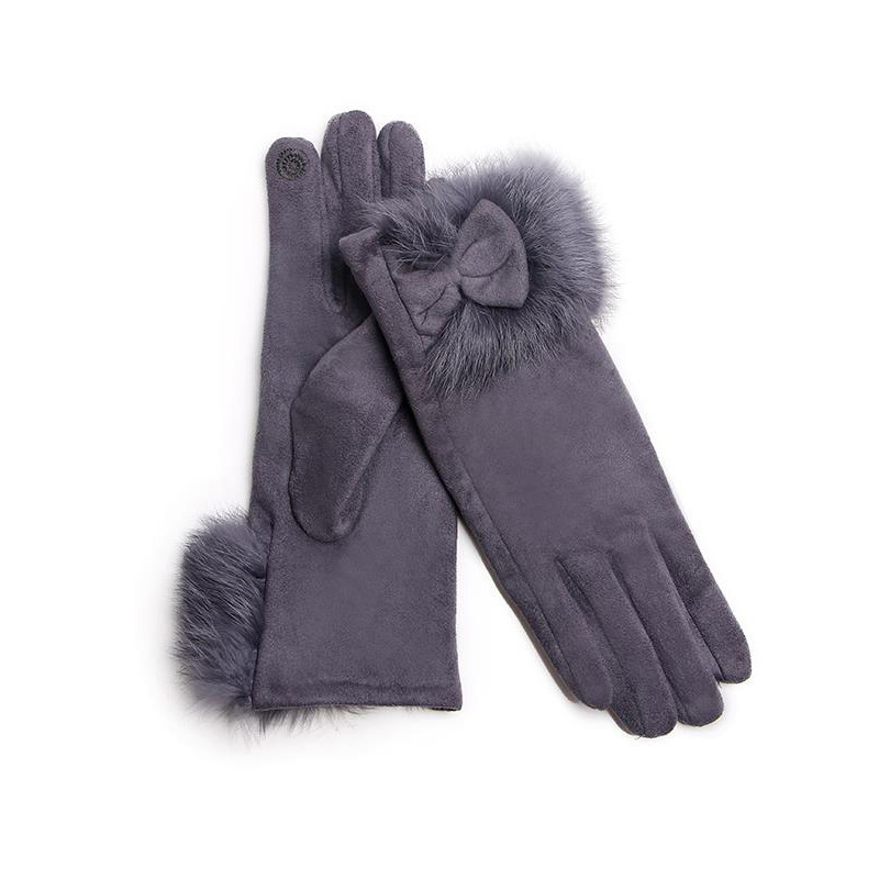 Kış kadın süet deri yay peluş  - Leather Driving Glove incelemesi ve fiyatı