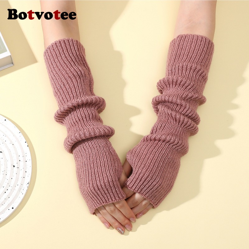 Botvotee Y2k Aksesuarları Örgü - Fingerless Glove Knit incelemesi ve fiyatı