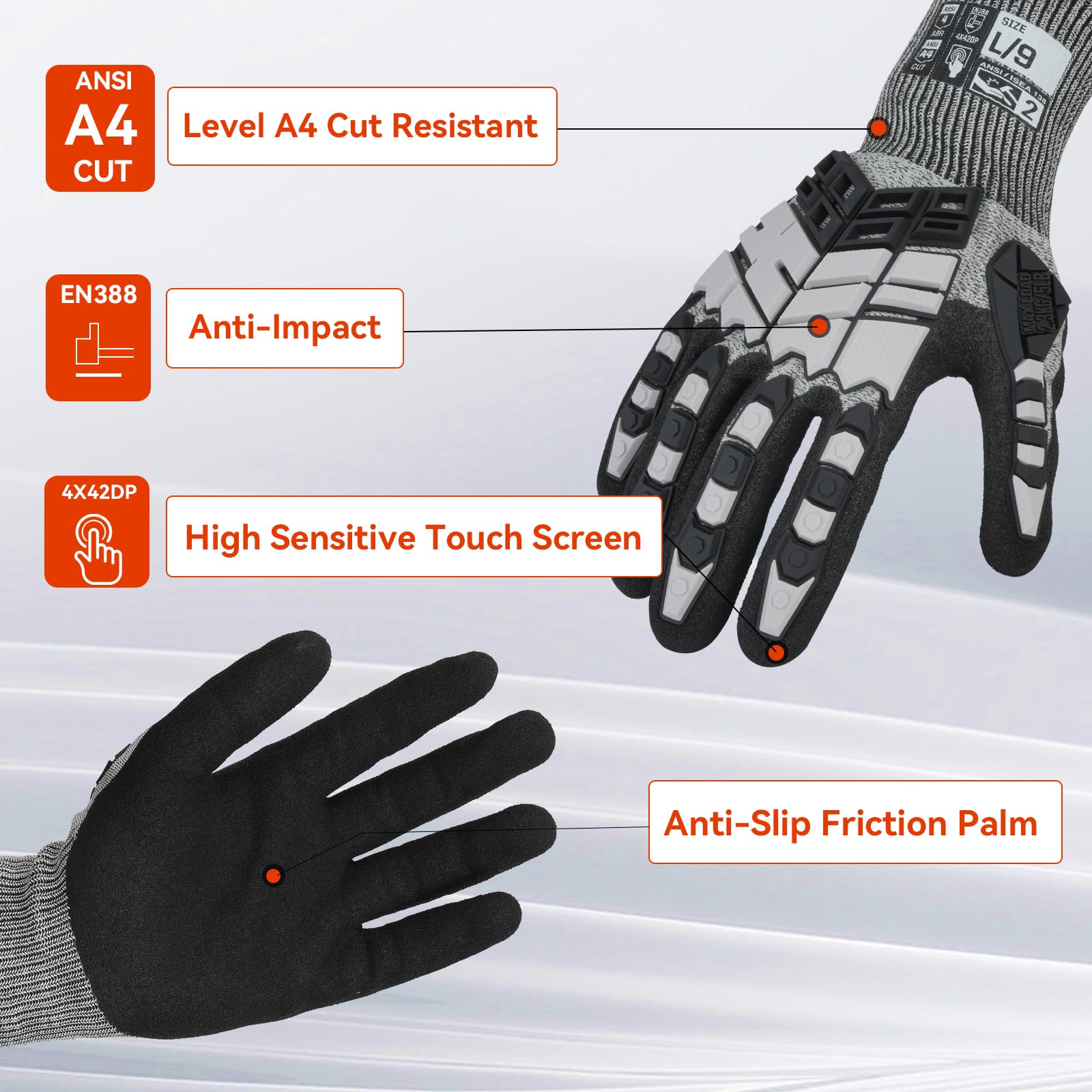 Darbeye Dayanıklı Eldivenler,  - Work Glove Impact incelemesi ve fiyatı